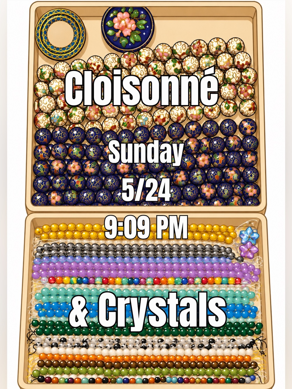 CLOISONNÉ & CRYSTALS Bead Show